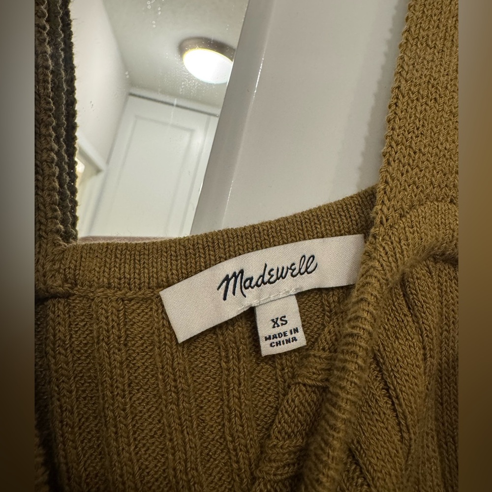 Madewell Ribbed Sweater Tank - Picture 2 of 3